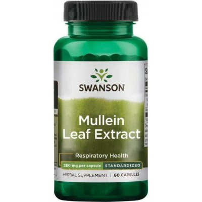 Swanson Mullien Leaf Extract 60 kapslí 250 mg – Hledejceny.cz