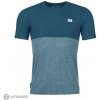 Pánské sportovní tričko Ortovox 150 cool Logo tričko T-shirt Men's Petrol Blue