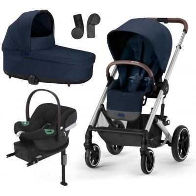 Cybex SET 5v1 Balios S Lux 2024 + Cot S Lux + Aton B2 i-Size + báze One + adaptéry Ocean Blue