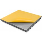 Akustický panel samolepicí šedý KLIN 50x50 cm tloušťka 5 cm – Hledejceny.cz
