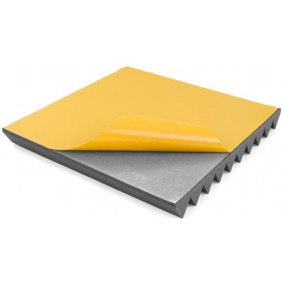 Akustický panel samolepicí šedý KLIN 50x50 cm tloušťka 5 cm – Hledejceny.cz