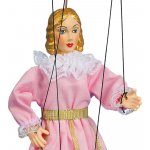 Mašek umělecká výroba Loutka sádrová Princezna růžová 20 cm – Zboží Dáma