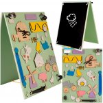 Kik KX4629 Dřevěná oboustranná manipulační tabule Farma – Hledejceny.cz