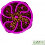 Outward Hound Zpomalovací miska FUN FEEDER FLOWER fialová Medium 20 cm – Sleviste.cz