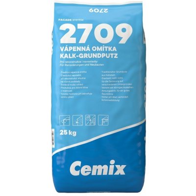Cemix 2709 Omítka vápenná 25kg – HobbyKompas.cz