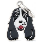 My Family COCKER gravírovateľný přívěsek 2,9 x 2,5 cm – Zboží Mobilmania