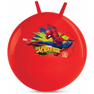 Mondo Míč skákací Spiderman 45 cm červená Spiderman – Zboží Dáma