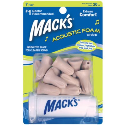 Mack's Acoustic špunty do uší 7 párů