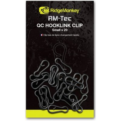 RidgeMonkey Klip RM-Tec Quick Change Hooklink Clip Small 20 ks – Hledejceny.cz