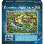 RAVENSBURGER Únikové EXIT Kids Expedice do džungle 368 dílků – Zboží Dáma