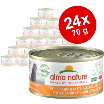 Almo Nature HFC šunka s krůtím 24 x 70 g