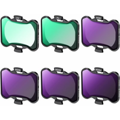 K&F Concept DJI Avata2 6pcs Kit UV+PL+ND8+ND16+ND32+ND64)with 1pc cleaning cloths – Sleviste.cz