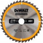DeWALT DT1953 Pilový kotouč 216 x 30 mm, 40 zubů – Hledejceny.cz
