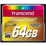 Transcend CompactFlash 64 GB TS64GCF1000 – Zboží Mobilmania