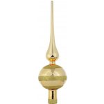 Seizis Zlatá špička skleněná se třpytem 30x8cm 1ks – Hledejceny.cz