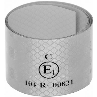 Samolepící páska reflexní 5cm x 1m - stříbrná – Zboží Dáma