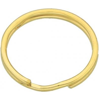 Pro Háčkování Kroužek na klíče 20 mm zlatý Počet: 10 ks – Sleviste.cz