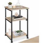 tectake 404669 odkládací stolek memphis 34x30x59cm - industrial světlé dřevo, dub sonoma – Sleviste.cz