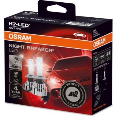 OSRAM H7 Night Breaker Led +220% 64210Dwnb 6000K 2Ks – Zboží Mobilmania