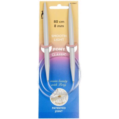 Jehlice kruhové PONY 80 cm č.8 – Hledejceny.cz