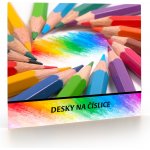 Karton P P Desky na abecedu Pastelky – Zboží Dáma