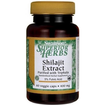 Swanson Shilajit Mumio Extract 60 kapslí – Zboží Mobilmania