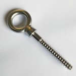 Nerezové oko s vrutem a límcem 6×55 mm, A2 – Hledejceny.cz