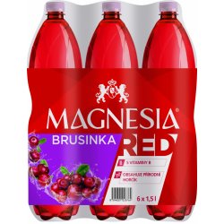 Magnesia red brusinka 6 x 1500 ml