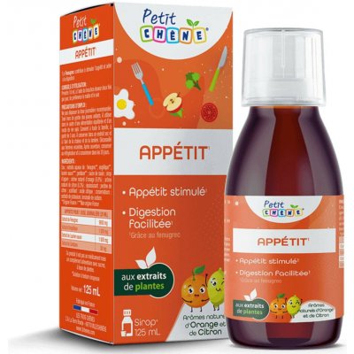 Petit Chene Appetite dětský sirup s pomerančovým a citrónovým aroma 125 ml – Hledejceny.cz