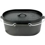 Litinový oválný hrnec 9 l, Dutch Oven Valhal Outdoor VH9L – Zbozi.Blesk.cz