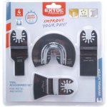 EXTOL PREMIUM Nářadí multifunkční, sada 4ks, na kov a dřevo, 8803824 – Zboží Dáma