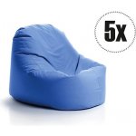 SakyPaky 5 sedacích vaků Klííídek azurová – Sleviste.cz