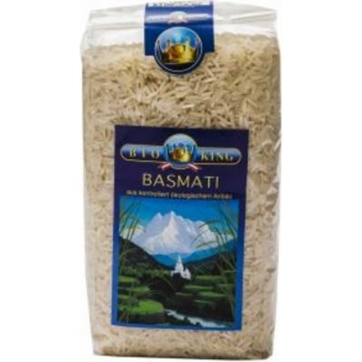 BioKing Bio Basmati rýže loupaná 0,5 kg – Zbozi.Blesk.cz