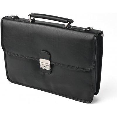 Kožená aktovka KAT31025-B černá – Zboží Dáma