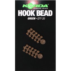 Korda Zarážky na háček Hook Bead green 20ks