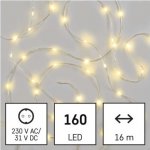 Emos D3AW16 LED vánoční nano řetěz 16 m venkovní i vnitřní teplá bílá časovač – Hledejceny.cz