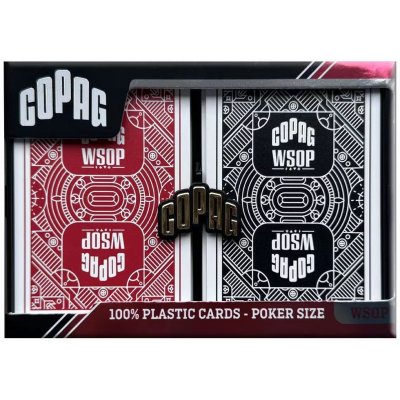 Copag (Belgie) Wsop Jumbo Index Double Deck black/red – Zboží Dáma