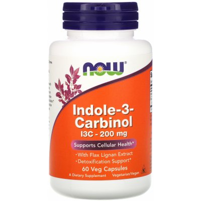 Now Foods Foods Indol-3-Carbinol I3C 200 mg 60 rostlinných kapslí – Hledejceny.cz