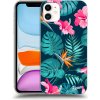 Pouzdro a kryt na mobilní telefon Apple Pouzdro Picasee ULTIMATE CASE Apple iPhone 11 Pro - Pink Monstera