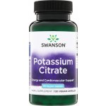 Swanson Potassium Citrate Citrát Draselný 99 mg 120 kapslí – Hledejceny.cz