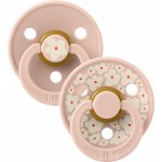 Bibs dudlíky kaučuk Colour Jasmine 2 ks Blush mix – Zboží Mobilmania