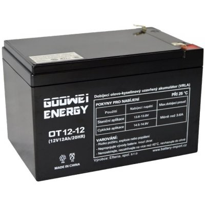 Goowei Energy 12V/12Ah OT12-12 OT12-12 – Zboží Živě
