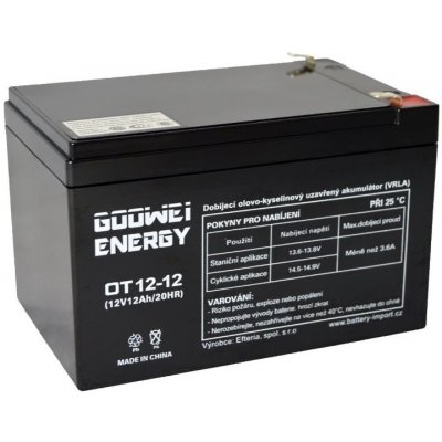 Goowei Energy 12V/12Ah OT12-12 OT12-12 – Hledejceny.cz