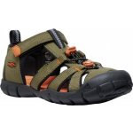Keen Seacamp II Cnx Children dark olive/gold flame – Sleviste.cz