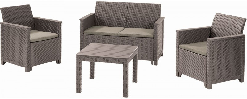 KETER EMMA 2 SEATER Set zahradní, cappuccino/písková 17209485