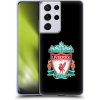 Pouzdro a kryt na mobilní telefon Samsung Pouzdro Head Case Samsung Galaxy S21 Ultra 5G ZNAK LIVERPOOL FC OFFICIAL BLACK