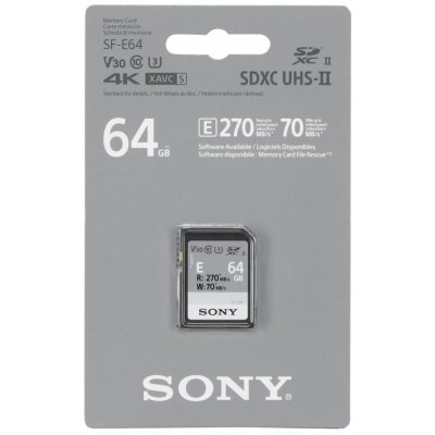 Sony SDXC UHS-II 64GB SFE64.AE – Zbozi.Blesk.cz