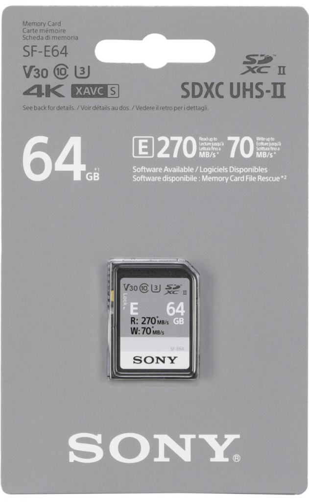 Sony SDXC UHS-II 64 GB SFE64.AE