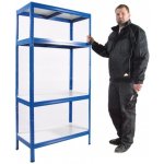 Biedrax 60 x 90 x 180 cm 4 police modrý – HobbyKompas.cz