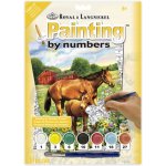 Royal Langnickel Malování podle čísel 22 x 30 cm Koně na pastvě – Sleviste.cz